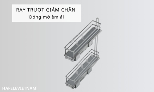 549.20.891 ray trượt giảm chấn kéo mở êm ái
