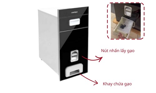 549.32.991 lấy gạo đơn giản với 1 nút nhấn