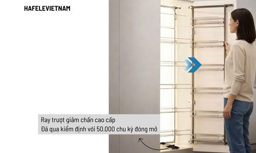 595.71.073 Chuyển động êm ái với ray giảm chấn