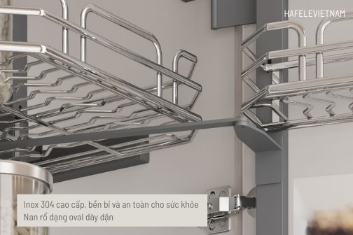 595.71.073 vật liệu inox 304 nan oval sang trọng an toàn sức khỏe