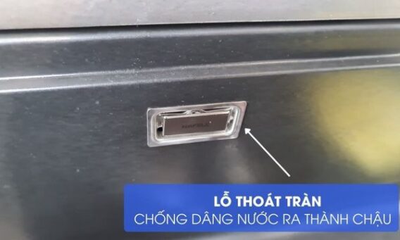 HS20-GEN1S80 là tích hợp lỗ chống tràn thông minh