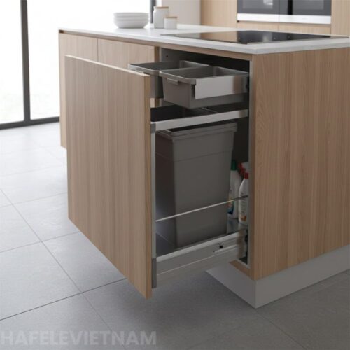 Hafele Viola 503.48.505 thiết kế âm tủ gọn gàng