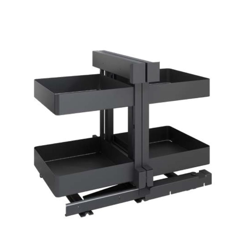 Ảnh Bộ Rổ Góc Corner Agent 900mm Hafele 545.14.339 ẢnhBộ Rổ Góc Corner Agent 900mm Hafele 545.14.339