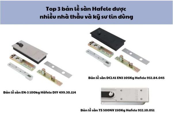 bản lề sàn loại nào tốt