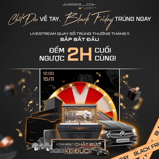 đón chờ phiên livestream 15.12 chấn động cùng Hafele & Junger