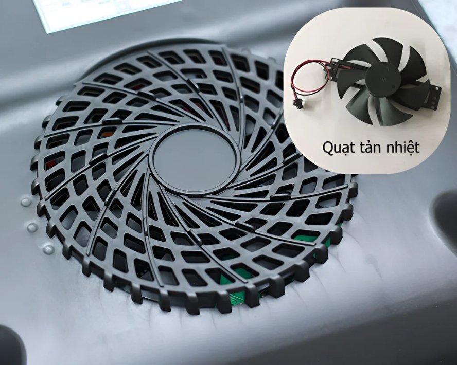 Hoạt động êm ái, giảm tiếng ồn