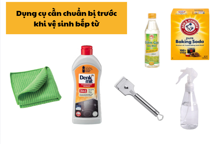 Dụng cụ cần chuẩn bị trước khi vệ sinh