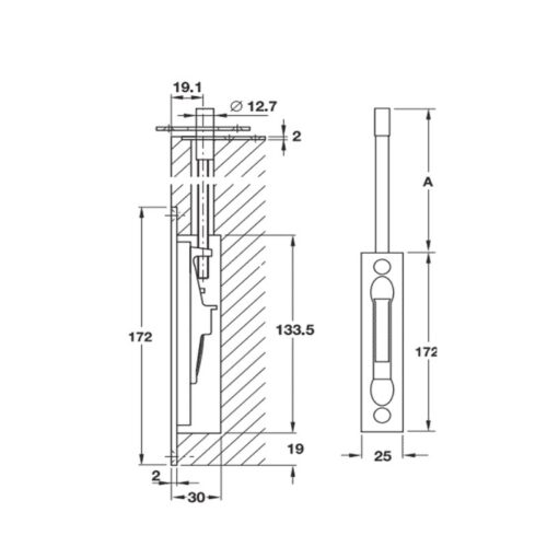 kich thuoc chot am 260mm hafele 911.62.356