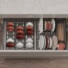 Rổ kéo trên cho bát đĩa Dining Agent 900mm Hafele 545.14.311 1 Rổ kéo trên cho bát đĩa Dining Agent 900mm Hafele 545.14.311