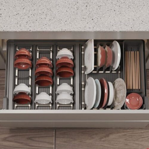 Rổ kéo trên cho bát đĩa Dining Agent 900mm Hafele 545.14.311