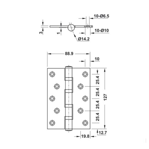 size ban le la hafele 926 20 120