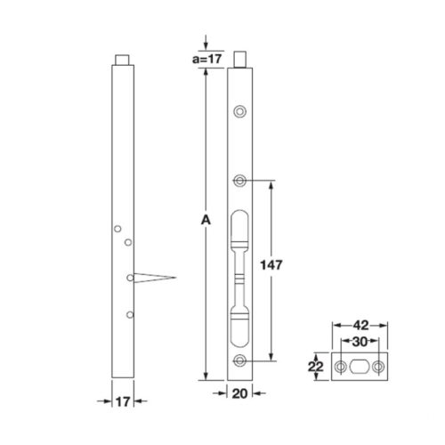 size chot cua hafele 911.62.182
