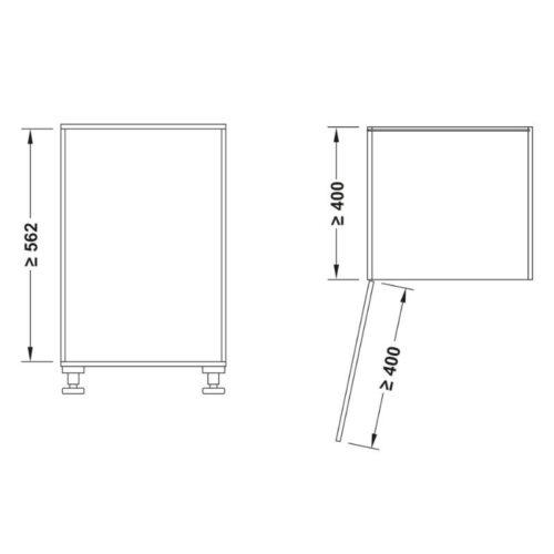 Size Rổ Gắn Cánh Door Agent Hafele 545.14.300