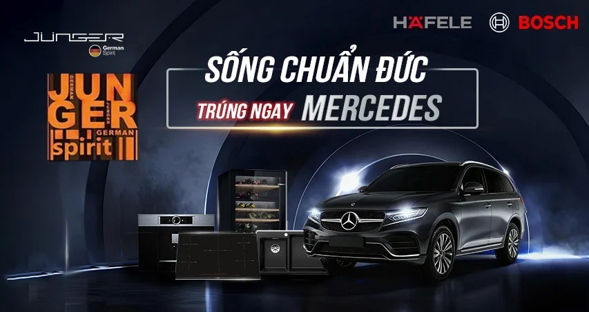 Vì sao sự kết hợp Bosch – Häfele – Junger được gọi là “điểm nổ” của mùa bếp cuối năm?