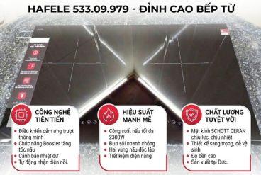 Bếp từ Hafele 533.09.979 được sản xuất nguyên chiếc tại Cộng hoà Liên bang Đức