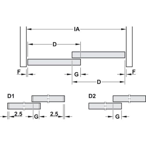 Bánh Xe Trượt Slido F-line14 25a Hafele 415.13.103 4 Ảnh kích thước Bánh Xe Trượt Slido F-line14 25a Hafele 415.13.103