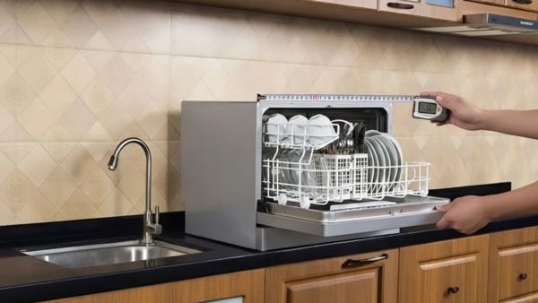 Kinh nghiệm chọn mua máy rửa bát Hafele 8 bộ 5 Đo vị trí lắp đặt máy rửa bát