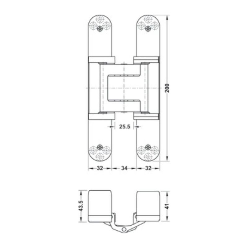 Kích thước Bản lề âm TE540 3D A8 SSS Hafele 924.17.325 Kích thước Bản lề âm TE540 3D A8 SSS Hafele 924.17.325