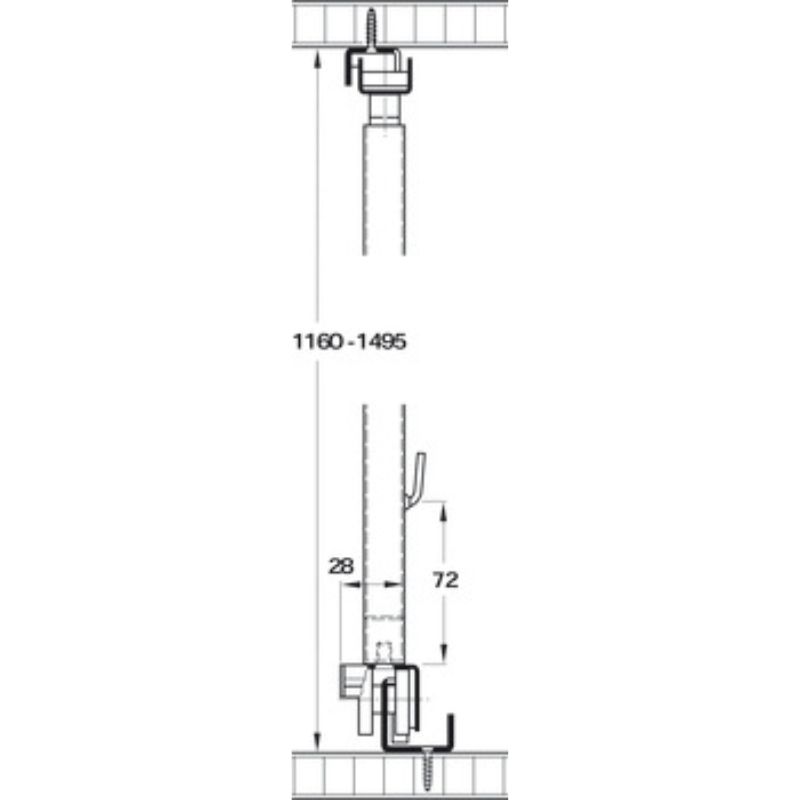 Kích thước khay kéo Hafele 545.60.673 Kích thước khay kéo Hafele 545.60.673