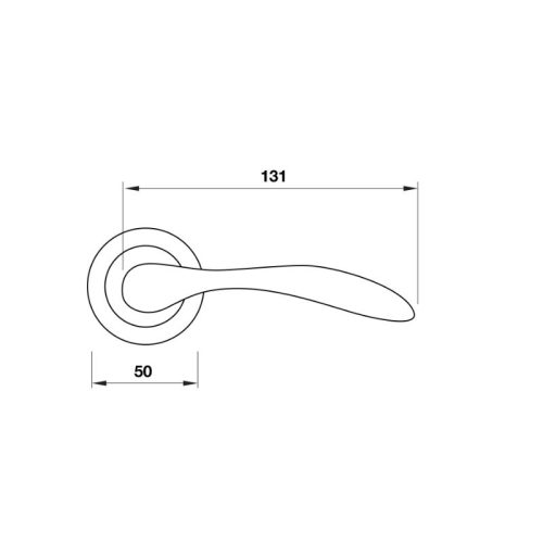 Kích thước Tay nắm Hafele 901.79.734
