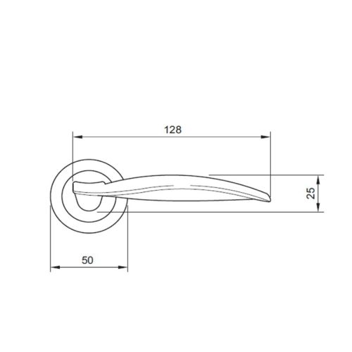 Kích thước Tay nắm Hafele 901.98.816