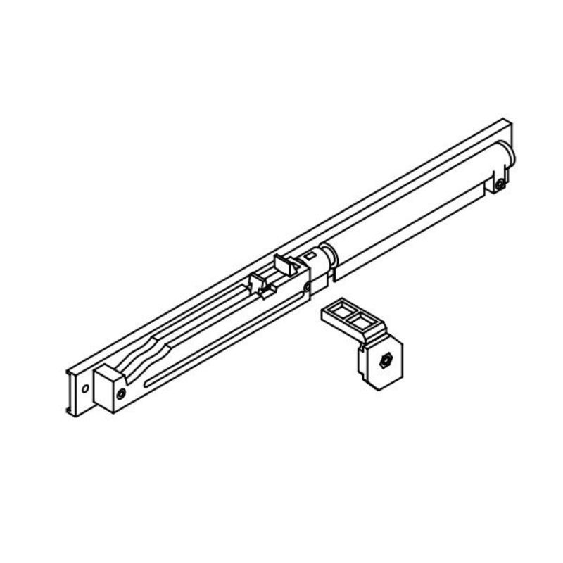 Kích thước Thanh giảm chấn và tự đóng cho cửa nặng 35kg 403.50.999 Kích thước Thanh giảm chấn và tự đóng cho cửa nặng 35kg 403.50.999