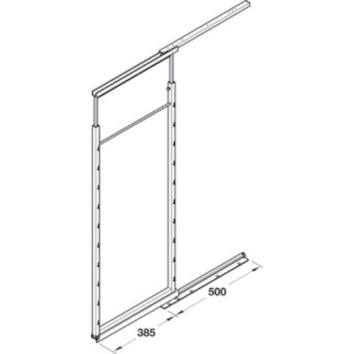 Khay kéo Hafele 545.60.673 4 Lắp đặt khay kéo Hafele 545.60.673