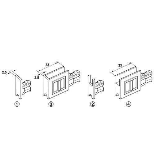 Lắp đặt phụ kiên cửa trượt kính Hafele 402.32.032