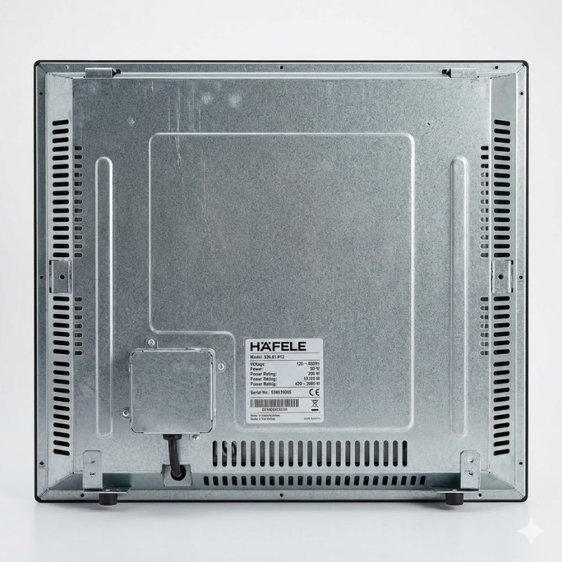 Mặt sau bếp từ Hafele 536.61.912 Mặt sau bếp từ Hafele 536.61.912