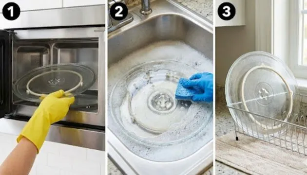 Bước 3_ Vệ sinh đĩa quay và vòng xoay