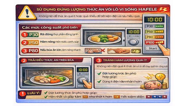 Cách 2_ Sử dụng đúng lượng thức ăn