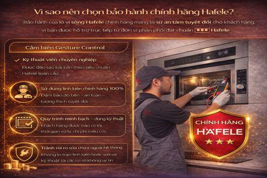 Bảo hành lò vi sóng Hafele - Chính sách, thời gian, địa chỉ 2 Chính sách bảo hành lò vi sóng Hafele