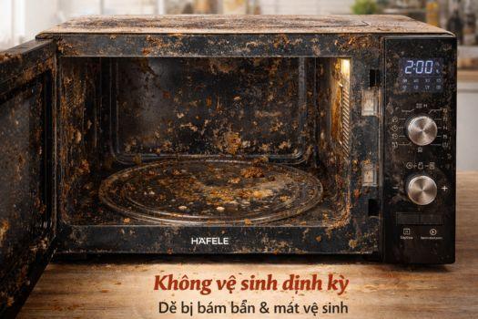Không vệ sinh định kỳ