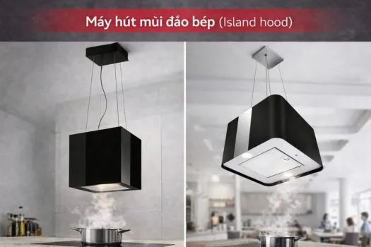 Máy hút mùi đảo bếp