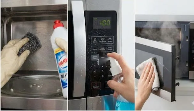 Những sai lầm phổ biến khi vệ sinh lò vi sóng