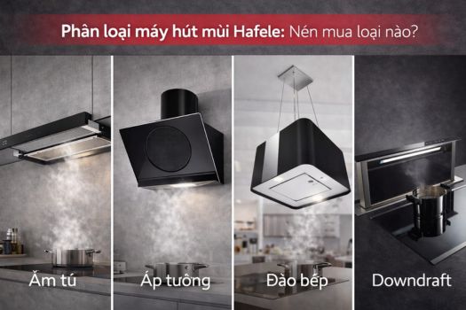 Phân loại máy hút mùi Hafele_ Nên mua loại nào