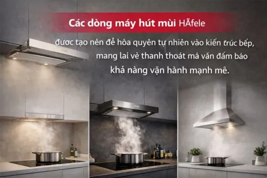 Tăng tính thẩm mỹ & tiện nghi cho không gian bếp hiện đại