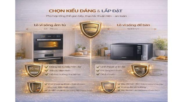 Kinh nghiệm chọn lò vi sóng Hafele phù hợp cho từng gia đình 6 kiểu dáng và lắp đặt lò vi sóng hafele