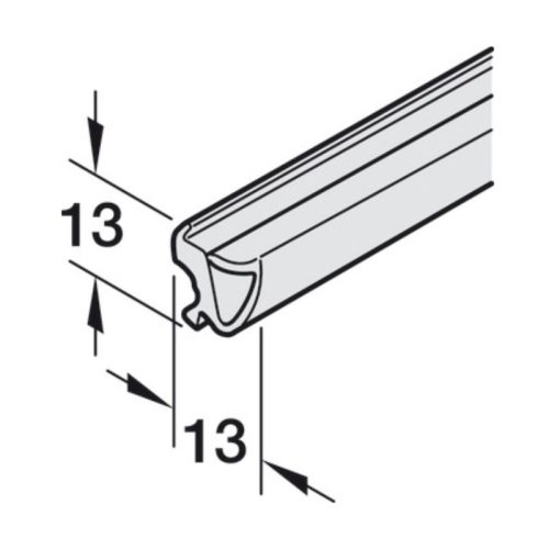 Kích thước 2 ron cửa Hafele 950.07.424