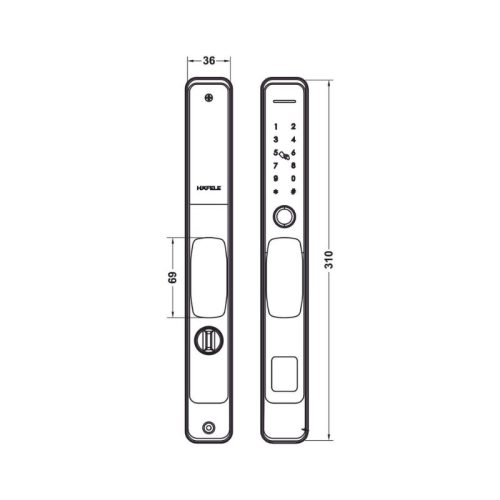 thong so khoa dien tu dl6600 hafele 912.20.144