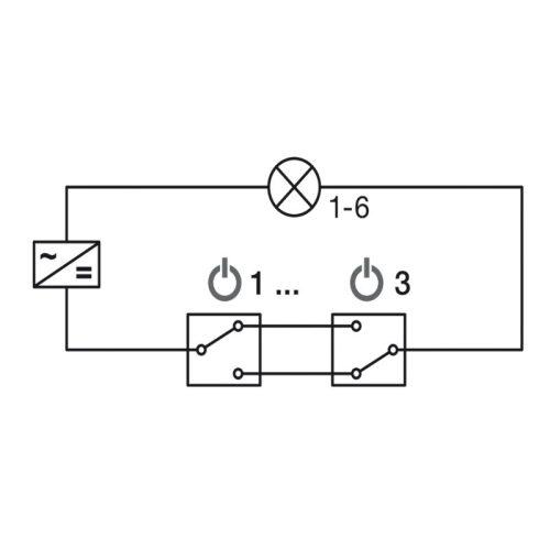 Ảnh bộ chia 6 cổng 24V Hafele 833.95.829