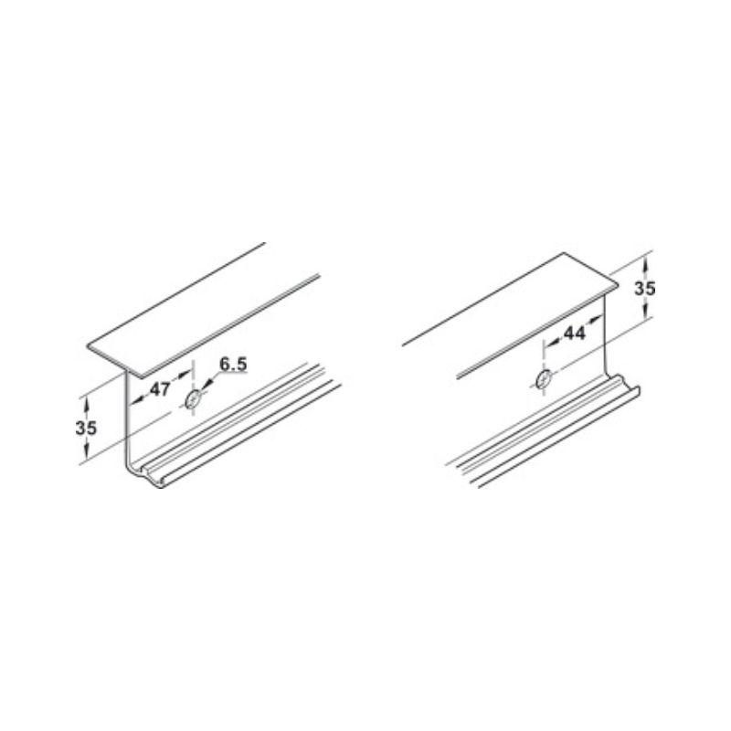 Ảnh bộ cửa trượt Slido F-Line42 50B 3 cánh Hafele 400.51.166 Ảnh bộ cửa trượt Slido F-Line42 50B 3 cánh Hafele 400.51.166