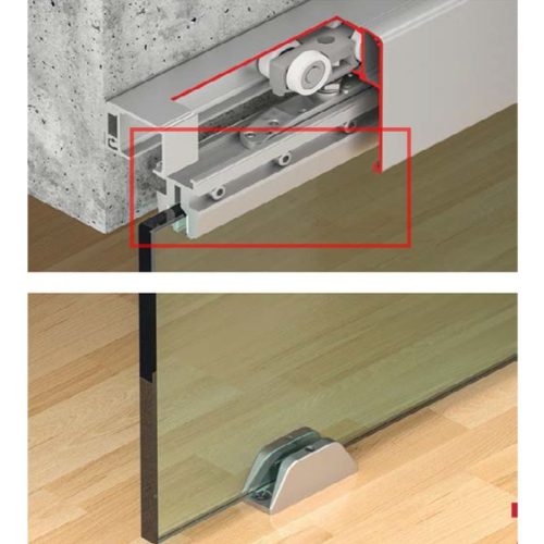 Ảnh bộ kẹp kính Hafele 940.43.041