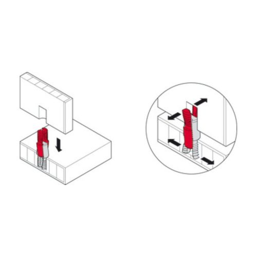 Ảnh chốt liên kết SC 8/25 Hafele 262.11.112