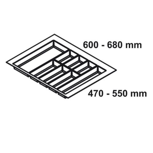 Ảnh Khay chia đa năng Hafele 556.52.747