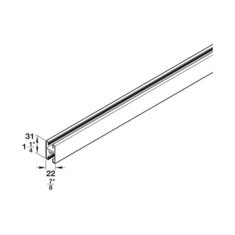 Ảnh khung chia giữa Slido R-Aluflex Hafele 403.52.930 Ảnh khung chia giữa Slido R-Aluflex Hafele 403.52.930
