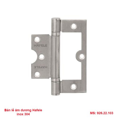 Bản lề âm dương Hafele inox 926.22.103