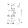 Bản lề âm Tectus Hafele 924.19.274