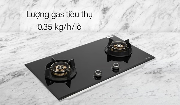 Lượng tiêu thụ gas, hiệu suất nhiệt, tiết kiệm – bếp gas Hafele có tiết kiệm không? 4 bếp gas hafele lượng gas tiêu thụ thực tế