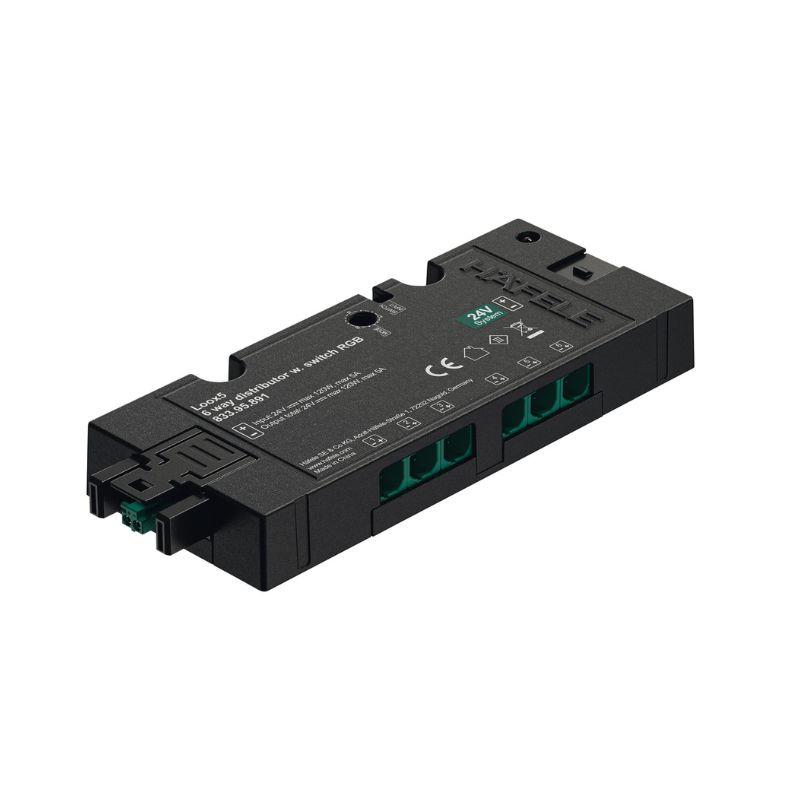 Bộ chia 6 cổng Loox5 24V Hafele 833.95.893 Bộ chia 6 cổng Loox5 24V Hafele 833.95.893